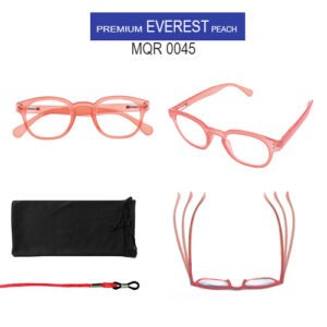 Okulary Korekcyjne Everest Premium do Czytania – Kolor brzoskwini