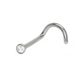 Kolczyk do nosa  Piercing Swarovski FI 9mm BJT901s